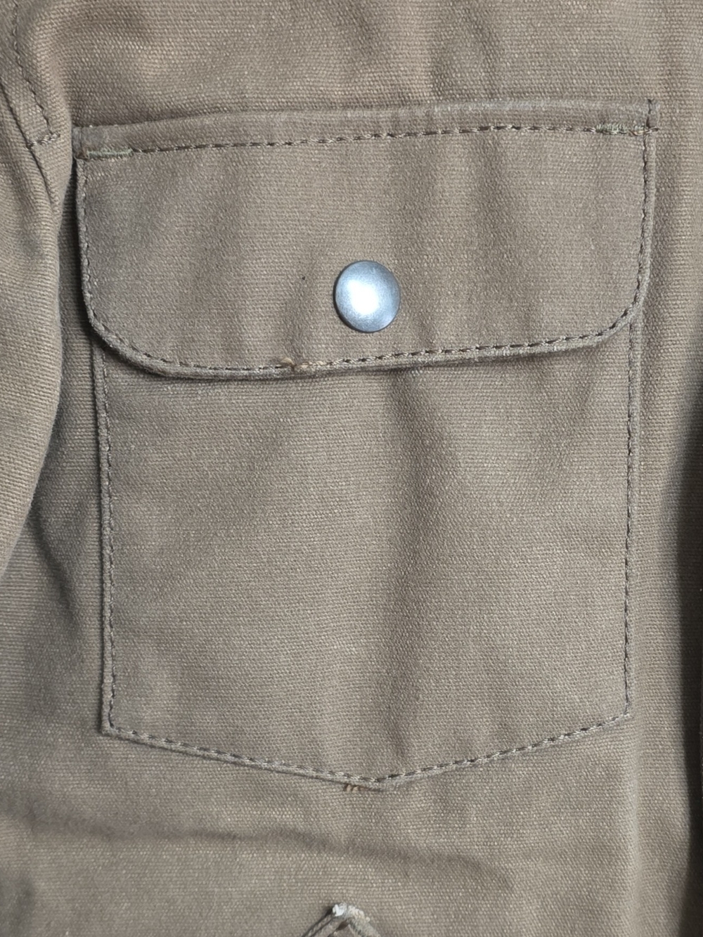 Iron and Resin Cruiser Men's Brown Lined Waterproof Canvas Jacket in size S - Picture 4 of 9
